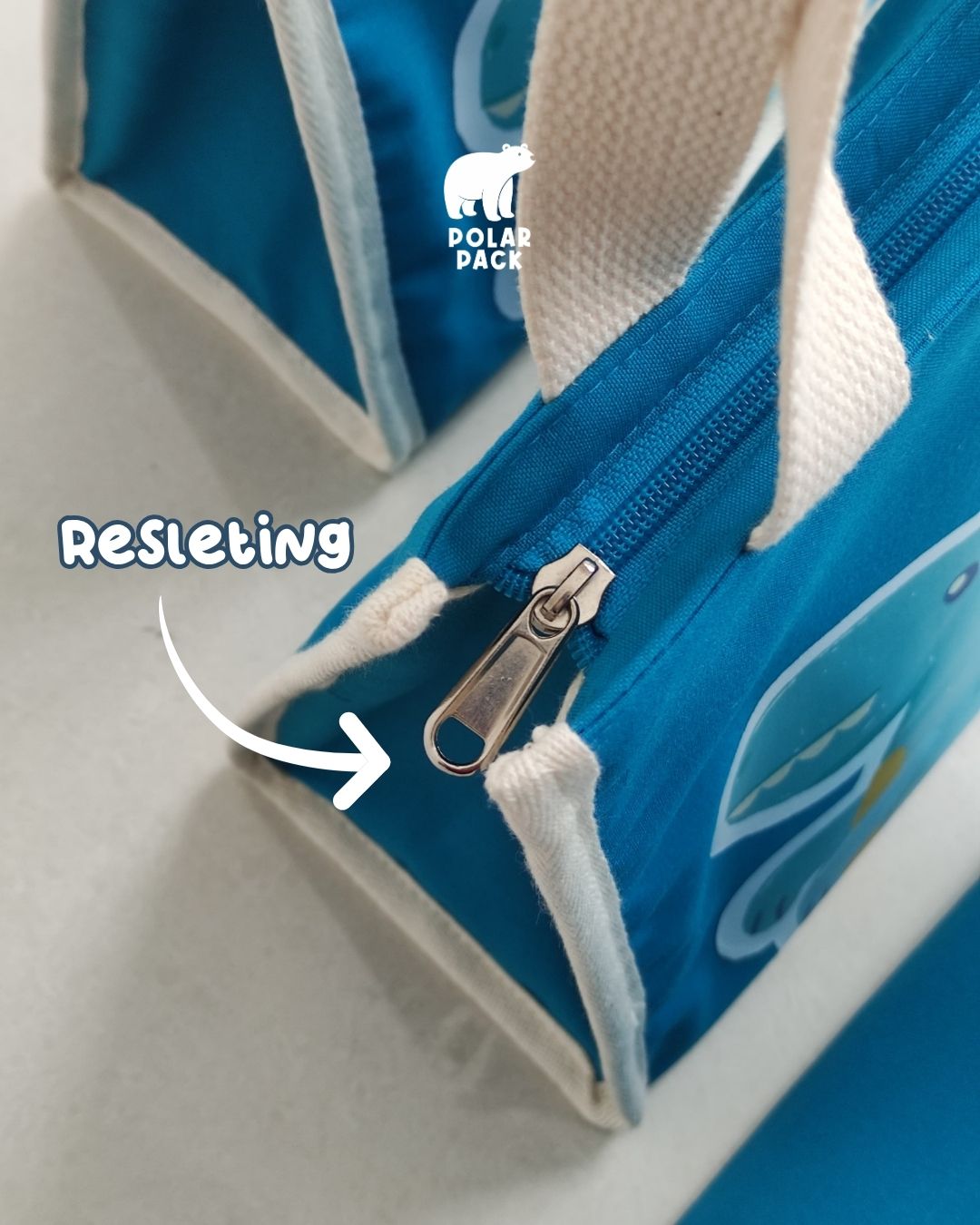 Lunch Bag / Tote Bag Dino - Gambar 5